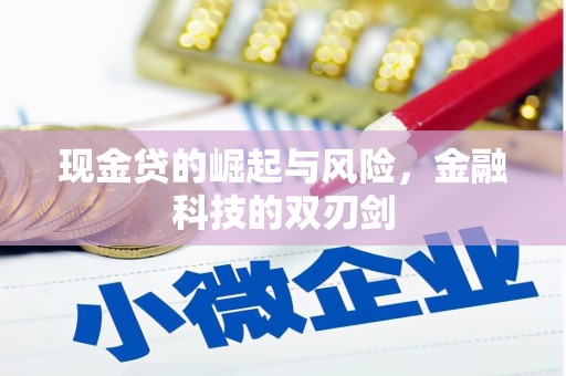 古县现金贷的崛起与风险，金融科技的双刃剑