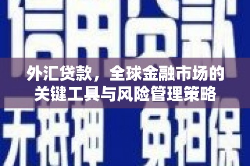 古县外汇贷款，全球金融市场的关键工具与风险管理策略