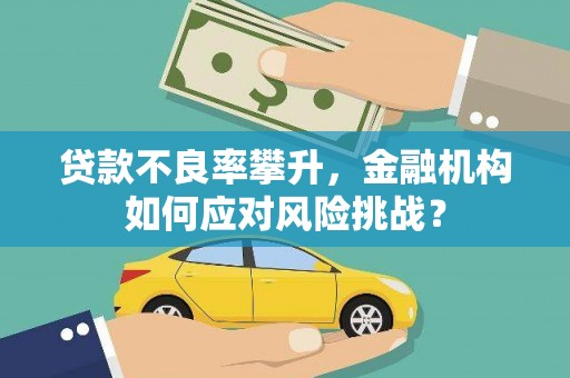 古县贷款不良率攀升，金融机构如何应对风险挑战？