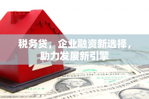 古县税务贷，企业融资新选择，助力发展新引擎