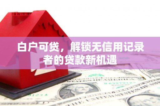 古县白户可贷，解锁无信用记录者的贷款新机遇