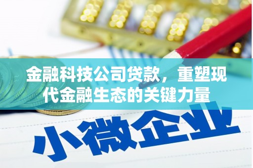 古县金融科技公司贷款，重塑现代金融生态的关键力量